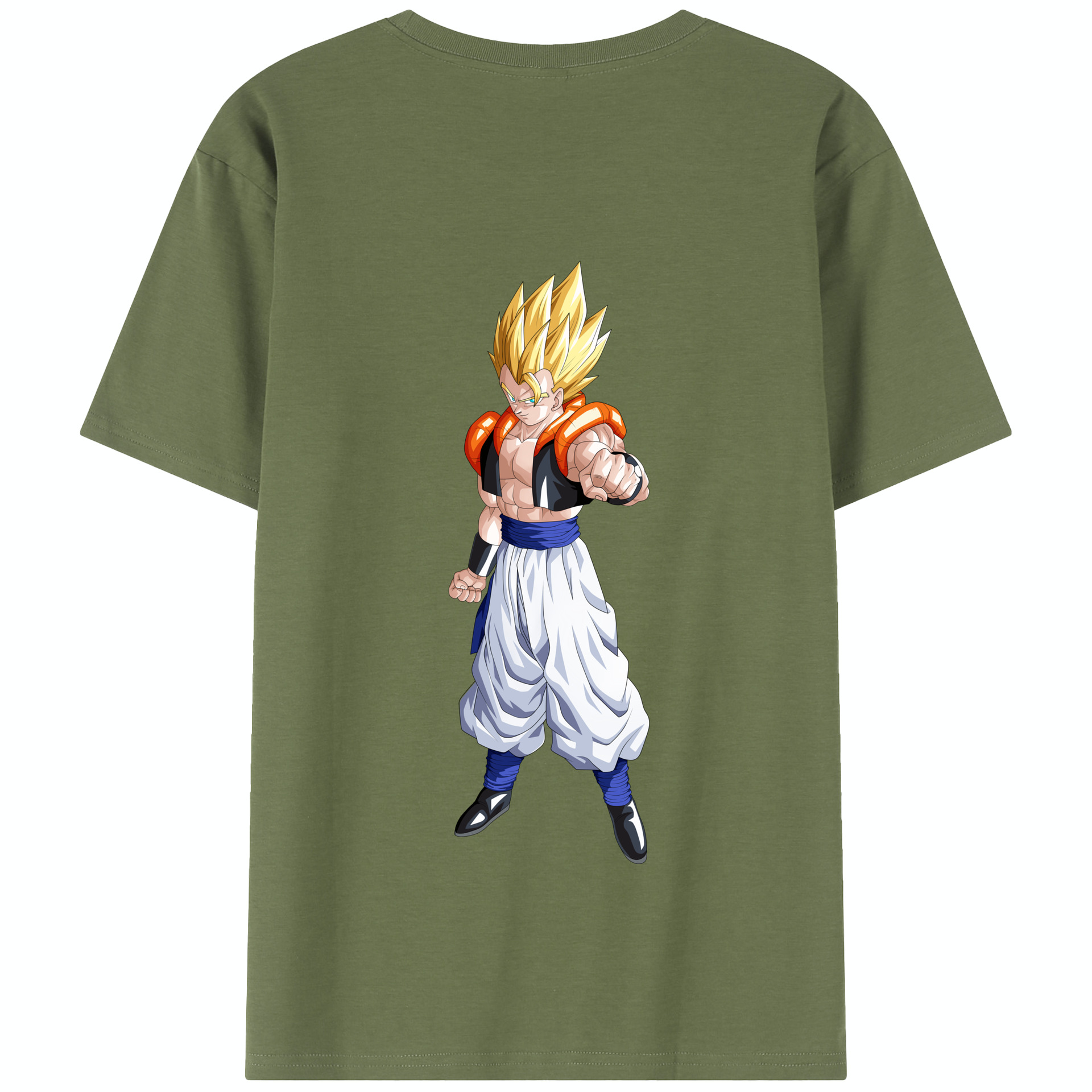 （画像用） ドラゴンボール ベジータ四世（Bejīta Yonsei）DRAGON BALL Vegeta IV 綿100％半袖Tシャツ（背面プリント）